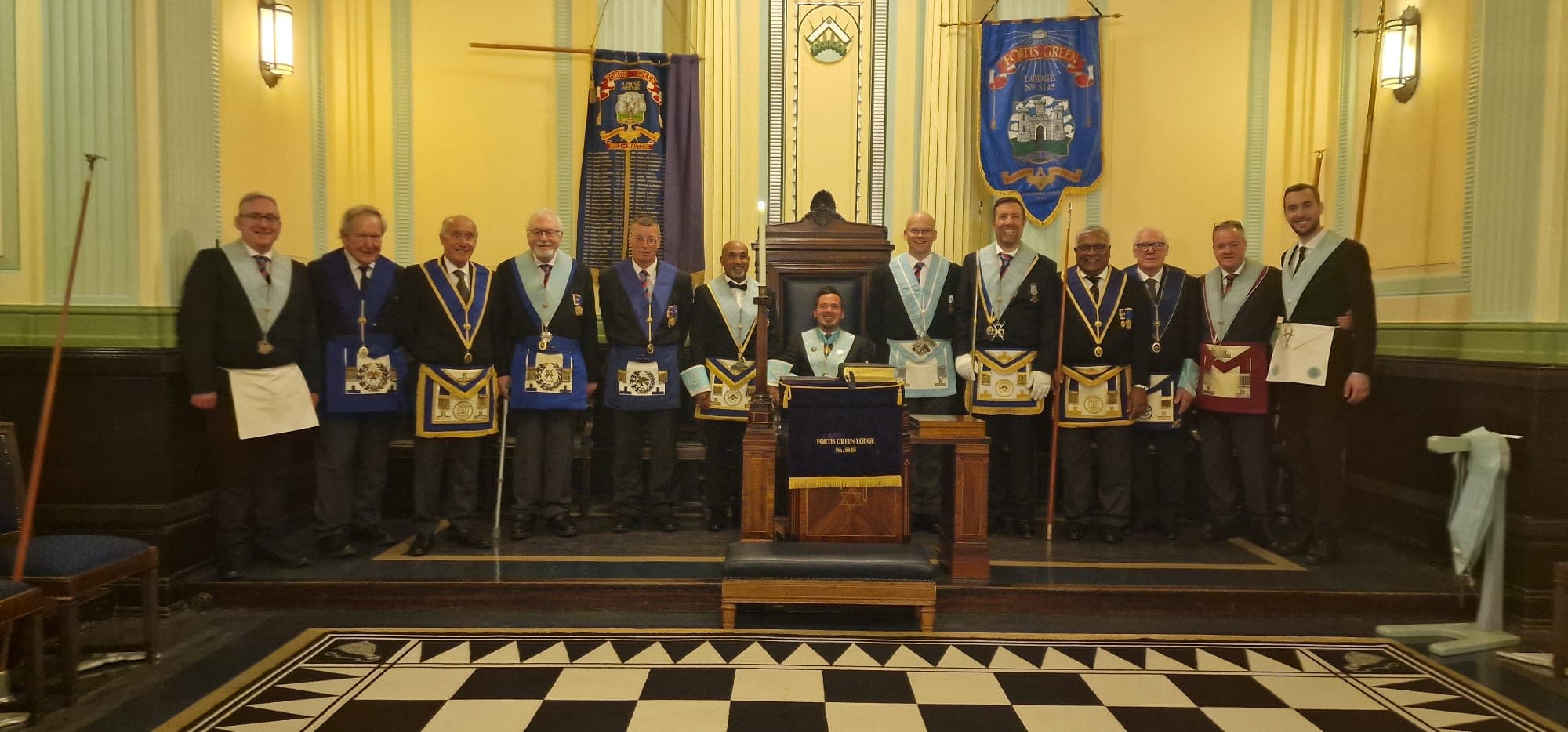 Brethren at the Installation meeting, May 2026